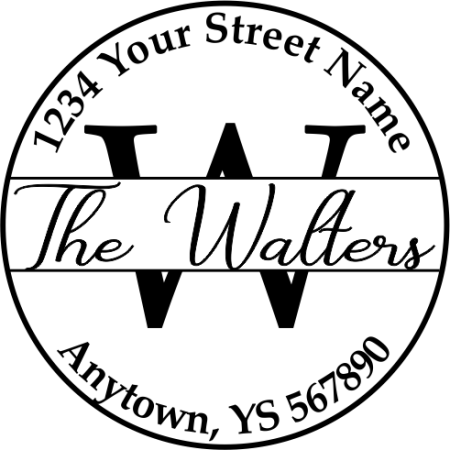 The Walters Address Stamp