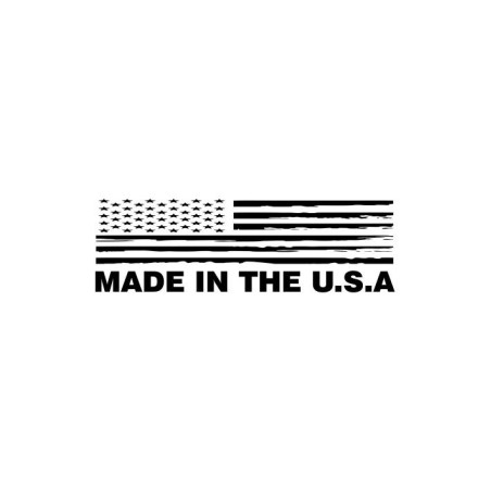 MADE IN THE USA W/ LARGE FLAG Stamp