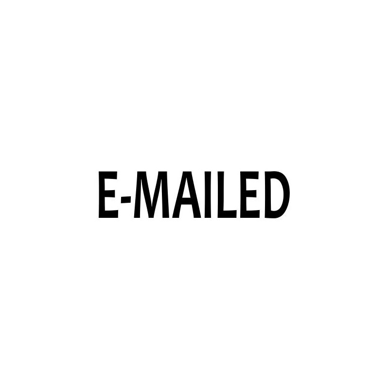 E-MAILED Stamp