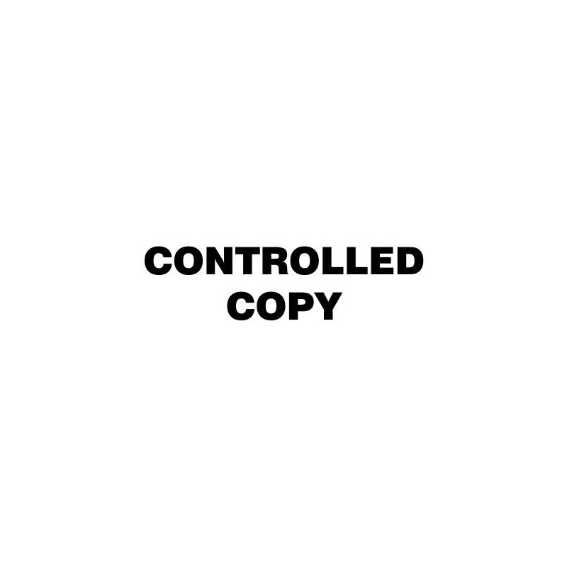 CONTROLLED COPY Stamp