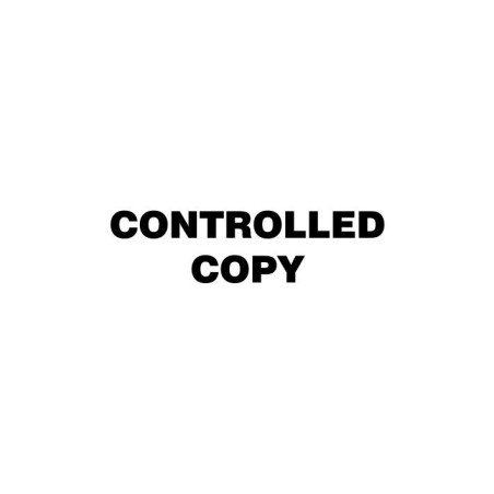CONTROLLED COPY Stamp