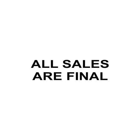 ALL SALES ARE FINAL Stamp
