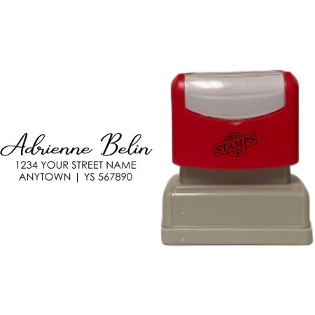 Custom Return Address Stamp - Adrienne Belin