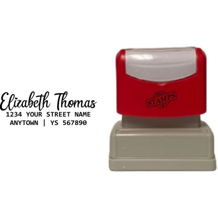Custom Address Stamp - Elizabeth Thomas
