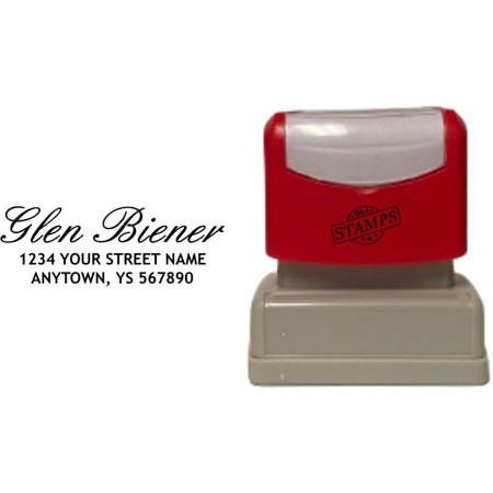 Custom Address Stamp - Glen Biener