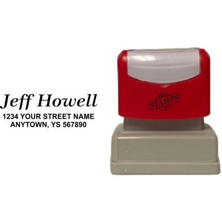 Custom Address Stamp - Jeff Howell