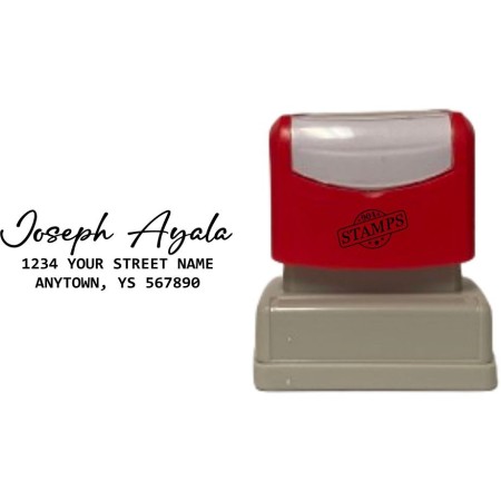 Custom Address Stamp - Joseph Ayala