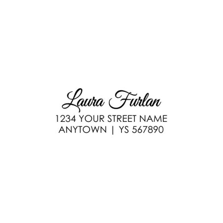 Custom Address Stamp - Laura Furlan