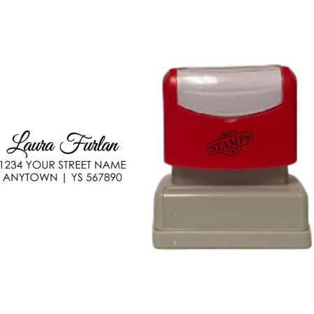 Custom Address Stamp - Laura Furlan