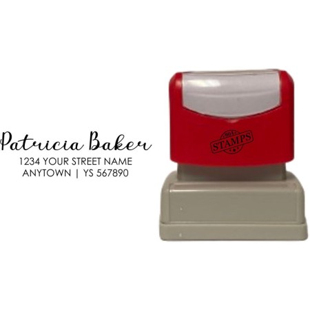 Custom Address Stamp - Patricia Baker