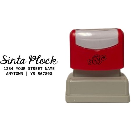 Custom address Stamp - Sinta Plock