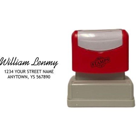 Custom Address Stamp - William Lenmy