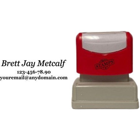 Brett Jay Metcalf custom Stamp