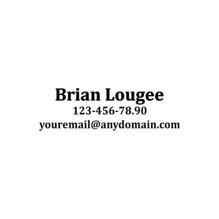 Brian Lougee custom Stamp