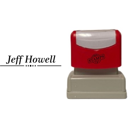 Jeff Howell custom Stamp