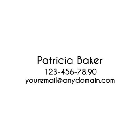 Custom Stamp - Patricia Baker